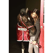 Bucas Lead Rein Dublin Padded Wine/Silver Bucas Lead Rein Dublin Padded Wine/Silver