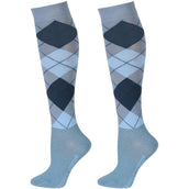 Harry's Horse Calze da Equitazione Arygle Azzurro Harry's Horse Calze da Equitazione Arygle Azzurro