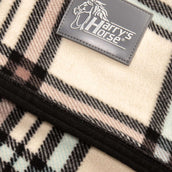 Harry's Horse Coperta in Pile Check Crema Harry's Horse Coperta in Pile Check Crema