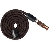 HKM Corda per cavezza Rosegold Glamour Con ganci anti-panico Marrone/Oro rosa HKM Corda per cavezza Rosegold Glamour Con ganci anti-panico Marrone/Oro rosa