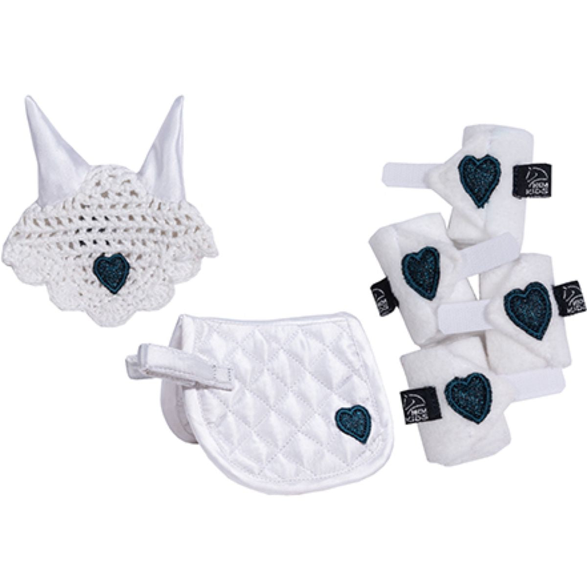 HKM Pony Peluche Bianco/Blu scuro HKM Pony Peluche Bianco/Blu scuro
