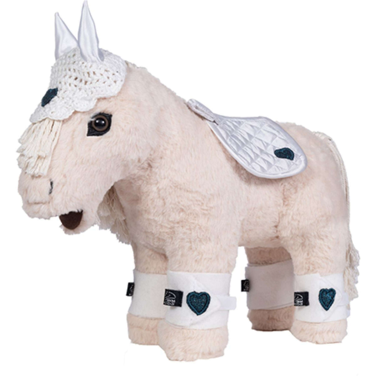 HKM Pony Peluche Bianco/Blu scuro HKM Pony Peluche Bianco/Blu scuro