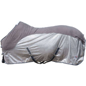 HKM Coperta Antimosche Comfort Fleece Grigio/Naturale/Blu HKM Coperta Antimosche Comfort Fleece Grigio/Naturale/Blu