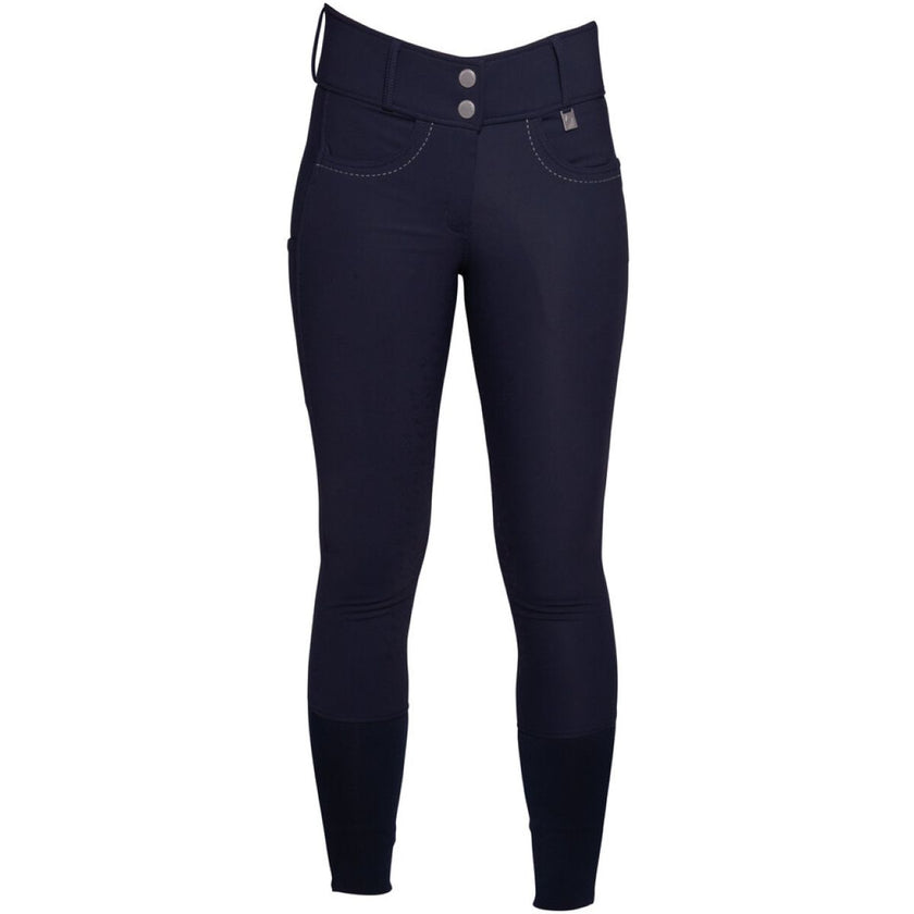 HKM Pantaloni da Equitazione Arezzo Full Grip Blu scuro HKM Pantaloni da Equitazione Arezzo Full Grip Blu scuro