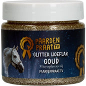 Paardenpraat Lucido per zoccoli Glitter Oro Paardenpraat Lucido per zoccoli Glitter Oro