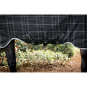 Rhino Wug Turnout Varilayer 250g Black/Grey/White Check/Gray Rhino Wug Turnout Varilayer 250g Black/Grey/White Check/Gray