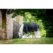 Rambo Turnout Rug 1680D Varilayer 450g Black/Thunderstorm Grey/Silver Rambo Turnout Rug 1680D Varilayer 450g Black/Thunderstorm Grey/Silver