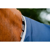 Amigo Turnout Rug 1200D 250g Navy/Titanium Grey/Silver Amigo Turnout Rug 1200D 250g Navy/Titanium Grey/Silver