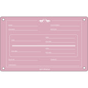 HV Polo Targa per Box HVPPolo Inglese Pretty Pink HV Polo Targa per Box HVPPolo Inglese Pretty Pink