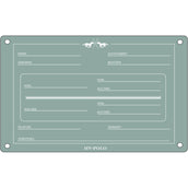 HV Polo Targa per Box HVPPolo Inglese Aqua Sky HV Polo Targa per Box HVPPolo Inglese Aqua Sky