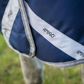 Amigo Turnout Rug FieldSafe Plus 1200D 0g Navy/Titanium Grey/Silver Amigo Turnout Rug FieldSafe Plus 1200D 0g Navy/Titanium Grey/Silver