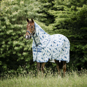 Amigo Copricollo Bug Rug Dragonfly Print/Silver/Blue/Sage Amigo Copricollo Bug Rug Dragonfly Print/Silver/Blue/Sage