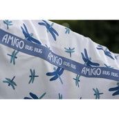 Amigo Bug Rug Plus Pony Dragonfly Print/Silver/Blue/Sage Amigo Bug Rug Plus Pony Dragonfly Print/Silver/Blue/Sage