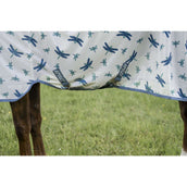 Amigo Bug Rug Dragonfly Print/Silver/Blue/Sage Amigo Bug Rug Dragonfly Print/Silver/Blue/Sage