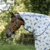 Amigo Copricollo Bug Rug Dragonfly Print/Silver/Blue/Sage Amigo Copricollo Bug Rug Dragonfly Print/Silver/Blue/Sage