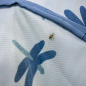 Amigo Bug Rug XL Plus Dragonfly Print/Silver/Blue/Sage Amigo Bug Rug XL Plus Dragonfly Print/Silver/Blue/Sage