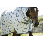 Amigo Bug Rug XL Plus Dragonfly Print/Silver/Blue/Sage Amigo Bug Rug XL Plus Dragonfly Print/Silver/Blue/Sage