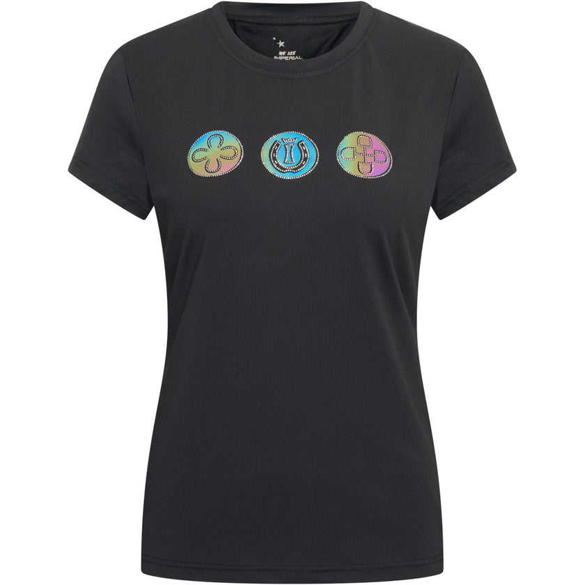 Imperial Riding Maglietta IRHHolographics Nero Imperial Riding Maglietta IRHHolographics Nero