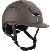 Imperial Riding Casco da equitazione IRHOLania Deluxe Big Visor Marrone Imperial Riding Casco da equitazione IRHOLania Deluxe Big Visor Marrone