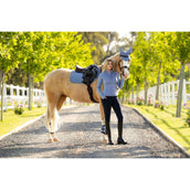 LeMieux Sottosella Suede Close Contact Square saltando Powder Blue LeMieux Sottosella Suede Close Contact Square saltando Powder Blue