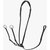 LeMieux Martingala Kudos Running Nero/Argento LeMieux Martingala Kudos Running Nero/Argento