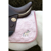 Kentucky Horsewear Sottosella Glitter Unicorn saltando Soft Rose Kentucky Horsewear Sottosella Glitter Unicorn saltando Soft Rose