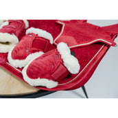 Kentucky Horsewear Stinchiere Bamboo Elastic Vegan Rosso Kentucky Horsewear Stinchiere Bamboo Elastic Vegan Rosso