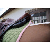 Kentucky Horsewear Sottosella Softshell Onion Quilt saltando Cachi/Rosa antico Kentucky Horsewear Sottosella Softshell Onion Quilt saltando Cachi/Rosa antico