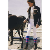 Kentucky Pantaloni da Equitazione Miami City Knee Grip Girls Bianco Kentucky Pantaloni da Equitazione Miami City Knee Grip Girls Bianco