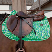 Kentucky Sottosella Velvet Paisley Garden saltando Verde/Blu marino Kentucky Sottosella Velvet Paisley Garden saltando Verde/Blu marino