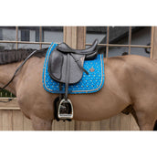 Kentucky Sottosella Velvet Horse Printing Dressage Navy Kentucky Sottosella Velvet Horse Printing Dressage Navy