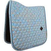 Kentucky Sottosella Velvet Pied De Poule Dressage Navy Kentucky Sottosella Velvet Pied De Poule Dressage Navy