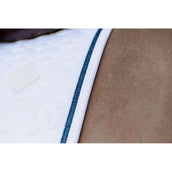 Kentucky Horsewear Sottosella Glitter Rope Springen Bianco/blu marino Kentucky Horsewear Sottosella Glitter Rope Springen Bianco/blu marino