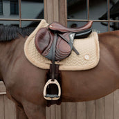 Kentucky Horsewear Sottosella Fake Fur Onion Quilt saltando Beige Kentucky Horsewear Sottosella Fake Fur Onion Quilt saltando Beige