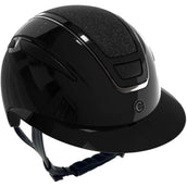 Covalliero Casco da equitazione Elite Polo Lacca Nera Covalliero Casco da equitazione Elite Polo Lacca Nera