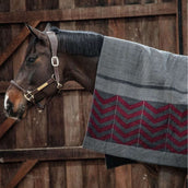 Kentucky Horsewear Coperta in Pile Heavy Square Fishbone Grigio/Bordeaux Kentucky Horsewear Coperta in Pile Heavy Square Fishbone Grigio/Bordeaux
