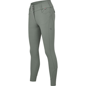Kingsland Pantaloni da Equitazione KLKimi Full Grip Green Agave Kingsland Pantaloni da Equitazione KLKimi Full Grip Green Agave