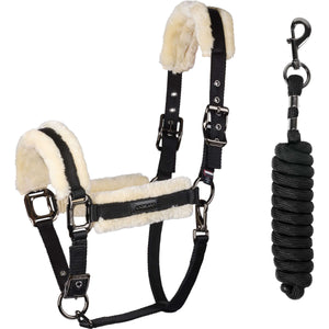 Kingsland Set Cavezza KLLexie con Pelliccia Nero Kingsland Set Cavezza KLLexie con Pelliccia Nero