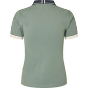 Kingsland Polo Shirt KLLaura Green Agave Kingsland Polo Shirt KLLaura Green Agave