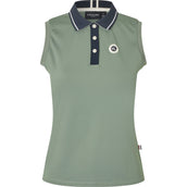 Kingsland Poloshirt KLLaura Senza Maniche Green Agave Kingsland Poloshirt KLLaura Senza Maniche Green Agave