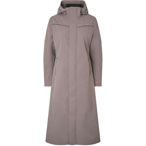 Kingsland Cappotto Lungo KLLucia Impermeabile Brown Iron Kingsland Cappotto Lungo KLLucia Impermeabile Brown Iron