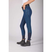 Kingsland Pantaloni da Equitazione KLKayce Denim Full Grip Navy Kingsland Pantaloni da Equitazione KLKayce Denim Full Grip Navy
