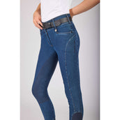 Kingsland Pantaloni da Equitazione KLKayce Denim Full Grip Navy Kingsland Pantaloni da Equitazione KLKayce Denim Full Grip Navy