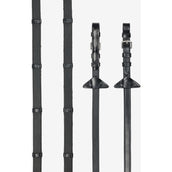 LeMieux Redini Arika Soft Rubber with Stopper Nero Argento LeMieux Redini Arika Soft Rubber with Stopper Nero Argento