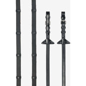 LeMieux Redini Arika Soft Rubber with Stopper Nero Argento LeMieux Redini Arika Soft Rubber with Stopper Nero Argento