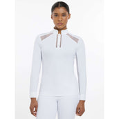 LeMieux Maglietta da Competizione Camille Maniche Lunghe Bianco LeMieux Maglietta da Competizione Camille Maniche Lunghe Bianco