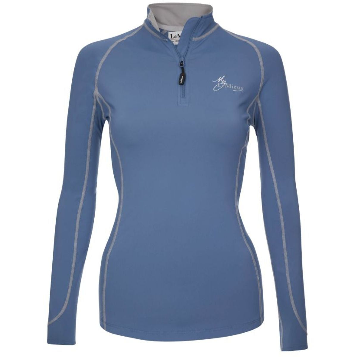 LeMieux Shirt Test2 Base Blu ghiaccio/Grigio LeMieux Shirt Test2 Base Blu ghiaccio/Grigio