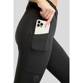 Montar Leggings da Equitazione MoZuna Gun Metal Crystals Full Grip Nero Montar Leggings da Equitazione MoZuna Gun Metal Crystals Full Grip Nero