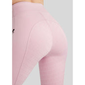 Montar Leggings da Equitazione MoPearl Pintuck Full Grip Candy Pink Montar Leggings da Equitazione MoPearl Pintuck Full Grip Candy Pink