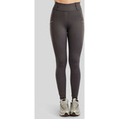 Montar Leggings da Equitazione MoLila Champagne Crystals Full Grip Slate Grey Montar Leggings da Equitazione MoLila Champagne Crystals Full Grip Slate Grey